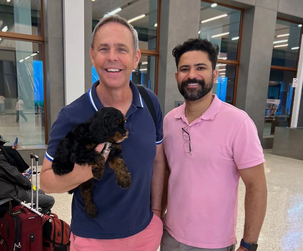 Happy puppy family 4