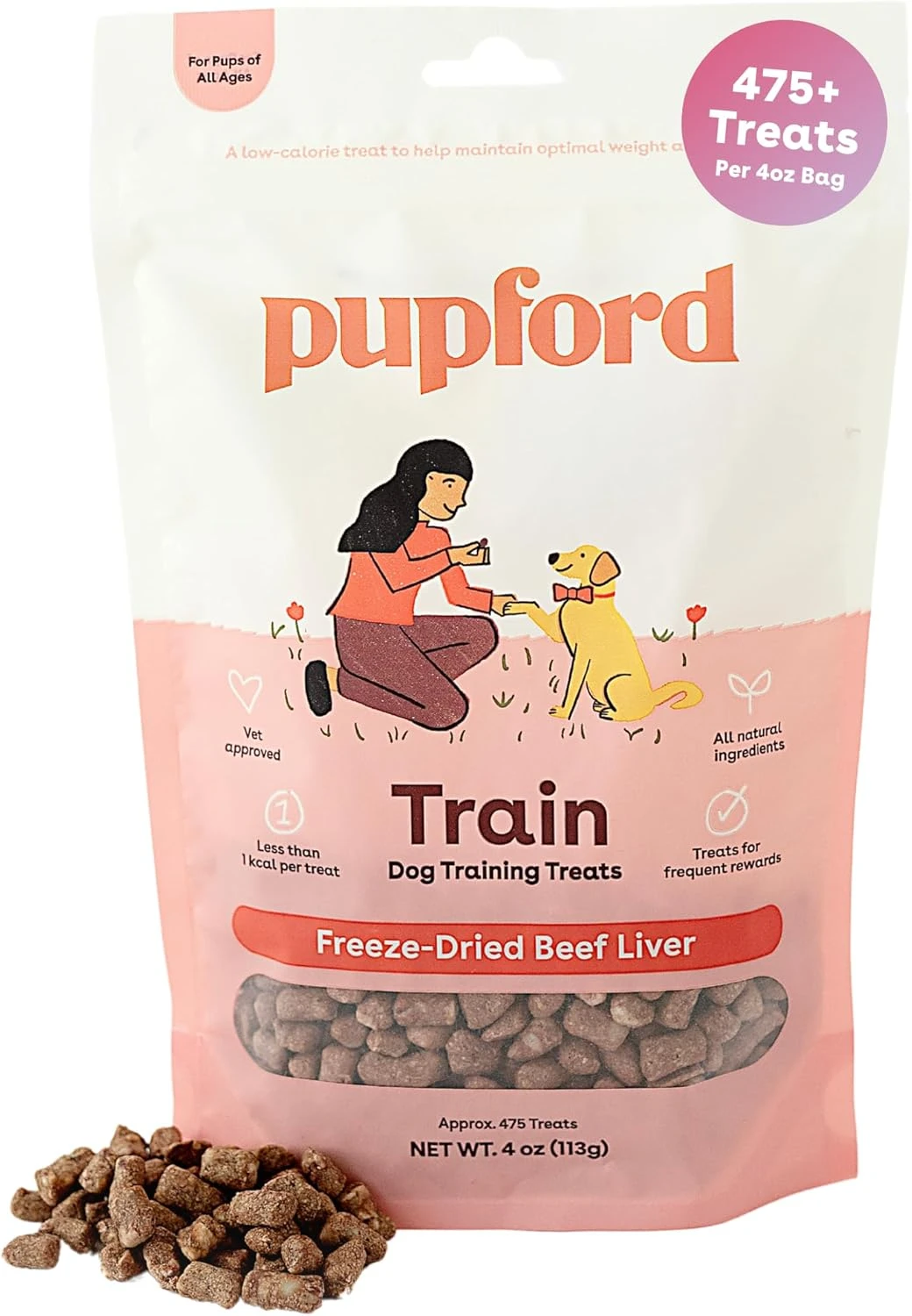 Freeze Dried Training Treats - Beef Liver (4 oz)