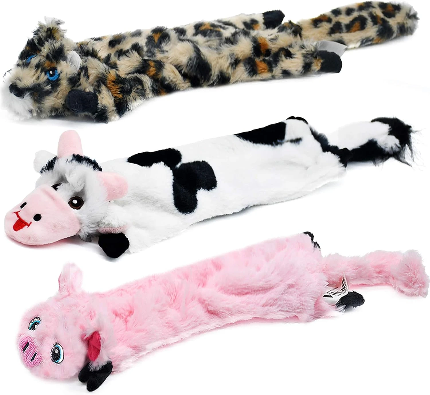 No Stuffing Crinkle Dog Toys (3 Pack)