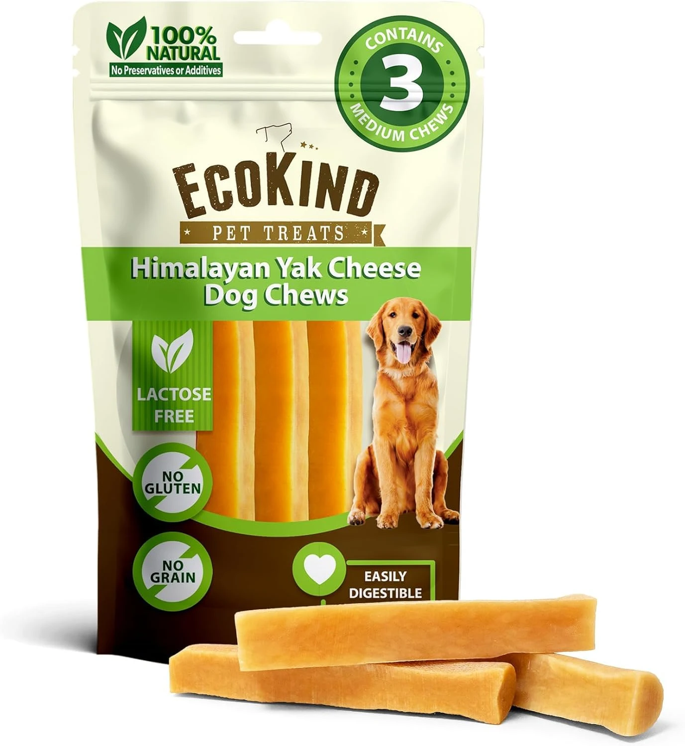 Premium Gold Yak Cheese Dog Chews