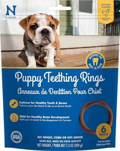 Puppy Teething Ring Chicken Flavor (6 Rings)